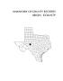Book: Inventory of county records, Irion County courthouse, Mertzon, Texas