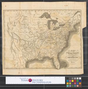 Map of the United States of America : comprehending the western territory with the course of the Missouri.