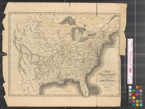 Primary view of object titled 'Map of the United States of America: comprehending the western territory with the course of the Missouri.'.