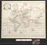 Map: A new & correct chart of the known world, laid down according to Merc…