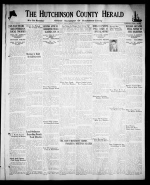 Primary view of object titled 'The Hutchinson County Herald (Stinnett, Tex.), Vol. 8, No. 10, Ed. 1 Friday, January 25, 1935'.
