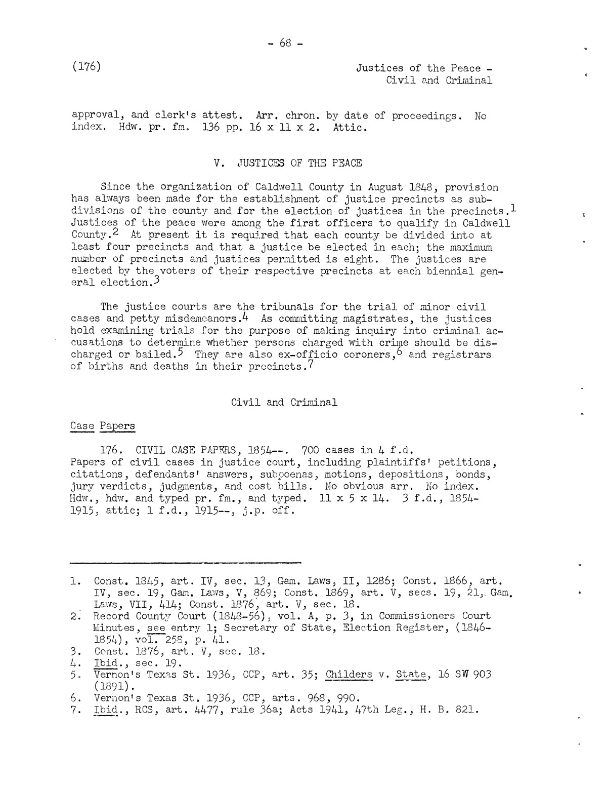 Inventory of the county archives of Texas : Caldwell County, no. 28
                                                
                                                    68
                                                