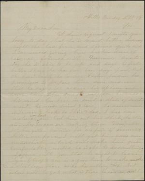Primary view of object titled 'Letter to Cromwell Anson Jones, 27 September 1875'.