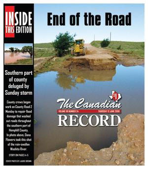 The Canadian Record (Canadian, Tex.), Vol. 118, No. 24, Ed. 1 Thursday, June 12, 2008