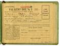 Thumbnail image of item number 3 in: '[Harris Family, War Ration Books and tokens, Sept. 7, 1944]'.