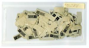 Primary view of object titled '[World War II ration coupons]'.