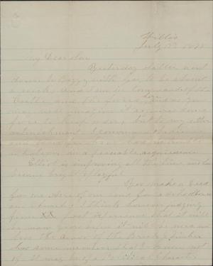Letter to Cromwell Anson Jones, 13 July 1875