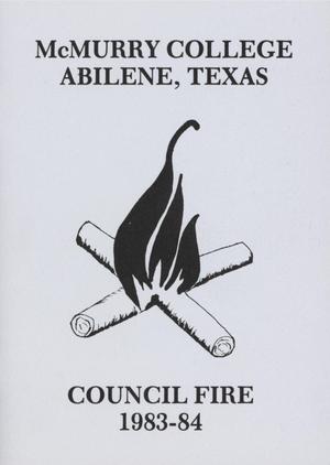 Council Fire, Handbook of McMurry College, 1983-84