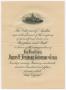 Thumbnail image of item number 1 in: '[Invitation to the Inauguration of James Ferguson, Governor of Texas]'.