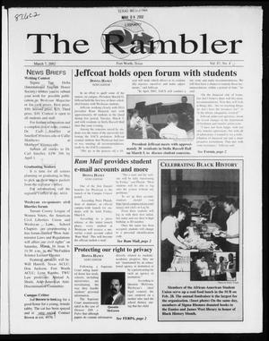 The Rambler (Fort Worth, Tex.), Vol. 87, No. 6, Ed. 1 Thursday, March 7, 2002
