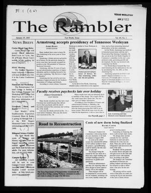 The Rambler (Fort Worth, Tex.), Vol. 89, No. 1, Ed. 1 Wednesday, January 29, 2003