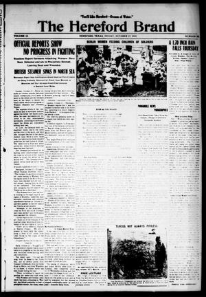 The Hereford Brand, Vol. 14, No. 38, Ed. 1 Friday, October 23, 1914