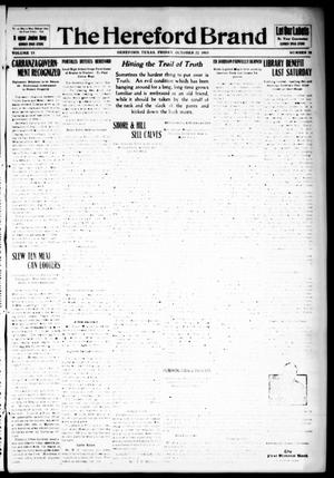 The Hereford Brand, Vol. 15, No. 38, Ed. 1 Friday, October 22, 1915