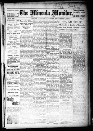 The Mineola Monitor (Mineola, Tex.), Vol. 12, No. 6, Ed. 1 Saturday, November 3, 1888