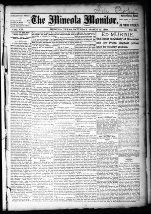 The Mineola Monitor (Mineola, Tex.), Vol. 12, No. 22, Ed. 1 Saturday, March 2, 1889