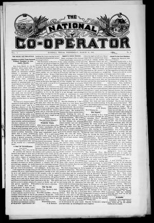 The National Co-Operator (Mineola, Tex.), Vol. 1, No. 12, Ed. 1 Wednesday, March 15, 1905