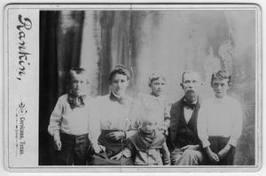 [Early Texan family portrait]