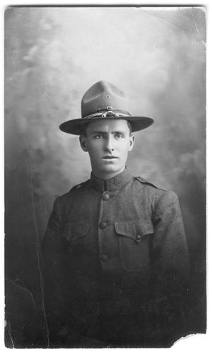 [World War I Army soldier in uniform]