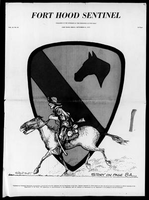 Primary view of object titled 'Fort Hood Sentinel (Temple, Tex.), Vol. 32, No. 29, Ed. 1 Friday, September 21, 1973'.