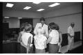 Photograph: [Charles Wilson Speaks with Constituents in 1980]