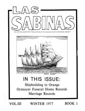 Las Sabinas, Volume 3, Number 1, January 1977