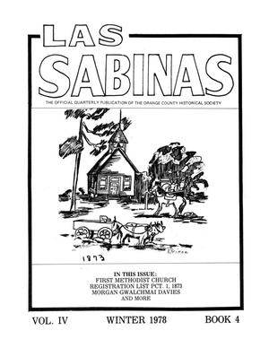 Primary view of object titled 'Las Sabinas, Volume 4, Number 4, October 1978'.