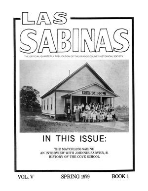 Primary view of object titled 'Las Sabinas, Volume 5, Number 1, January 1979'.