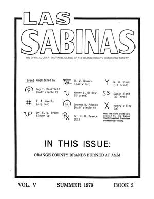 Primary view of object titled 'Las Sabinas, Volume 5, Number 2, April 1979'.