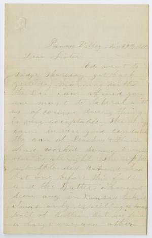 [Letter from J. R. Roberts to Sister, November 24, 1878]