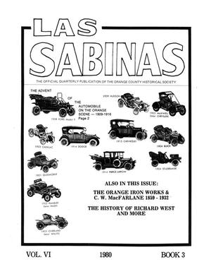 Las Sabinas, Volume 6, Number 3, July 1980