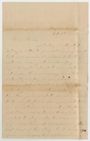 [Letter from Gertrude Osterhout to Paul Osterhout, October 3, 1881]