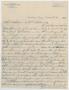 Letter: [Letter from J. C. Crain to William McKinley, March 10, 1897]