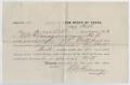 Thumbnail image of item number 1 in: '[Elector Registration in Belton, Texas for John Patterson Osterhout]'.