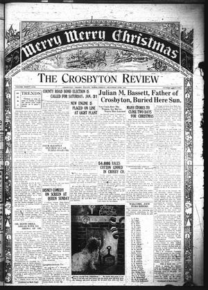 Primary view of object titled 'The Crosbyton Review. (Crosbyton, Tex.), Vol. 39, No. 52, Ed. 1 Friday, December 26, 1947'.