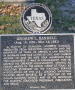 Photograph: [Texas Historical Commission Marker: Andrew L. Randell]