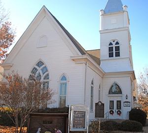 [Photograph of First Methodist Church of Whitewright]