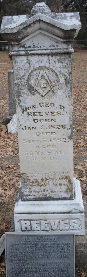 [Photograph of George R. Reeves' Grave]