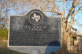 Photograph: [Texas Historical Commission Marker: Old Town of Cannon]