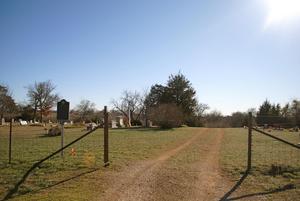 Primary view of object titled '[Photograph of Whitaker Cemetery]'.