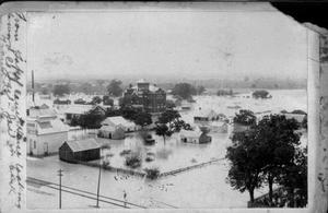 [View from the Top of the Courthouse During the 1899 Flood]