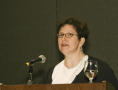 Photograph: [Deborah Overath Speaking at TCAFS Annual Meeting]