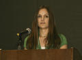 Photograph: [Larissa Kitchens Speaking at TCAFS Annual Meeting]