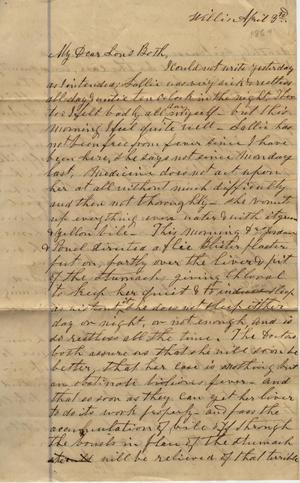 Letter to Mary Jones's sons, 3 April [1869]