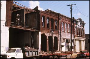 [Demolition of a Building on Spring Street]