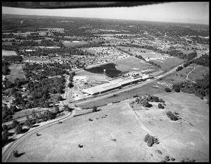 Primary view of object titled '[Aerial View of Knox Glass Company]'.