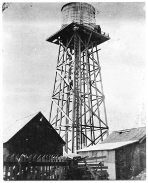 Primary view of object titled '[First public water tower]'.