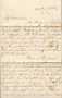 Letter: Letter to Cromwell Anson Jones, 27 September 1878