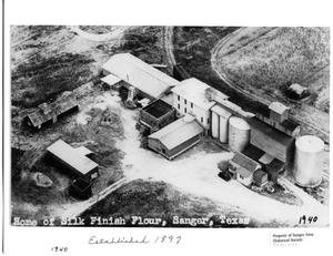Primary view of object titled 'Home of Silk Finish Flour, Sanger, Texas'.