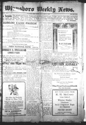 Winnsboro Weekly News (Winnsboro, Tex.), Vol. 12, No. 3, Ed. 1 Friday, September 10, 1920
