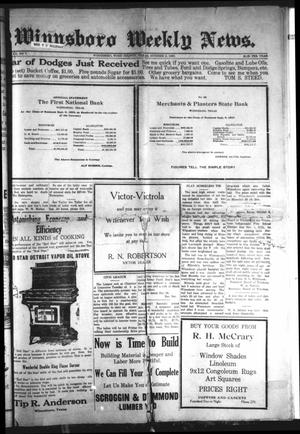 Winnsboro Weekly News (Winnsboro, Tex.), Vol. 12, No. 7, Ed. 1 Friday, October 8, 1920